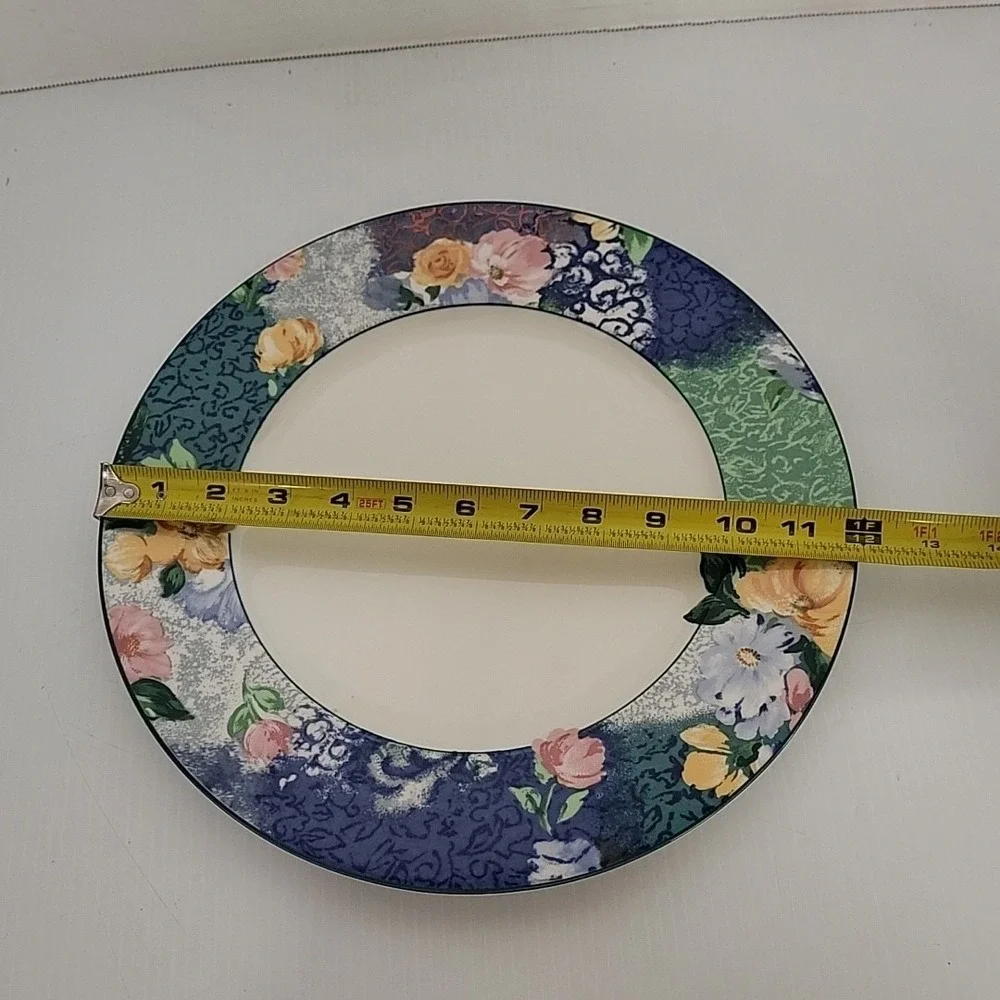 Christopher‎ Stuart FRENCH BROCADE Chop Serving Plate-12